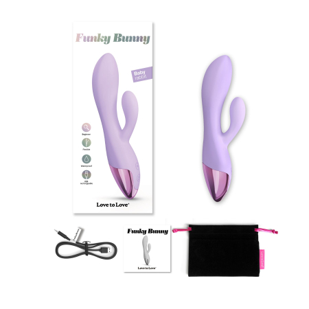 Вібратор-кролик Love To Love FUNKY BUNNY - VIVA MAUVE - фото №5