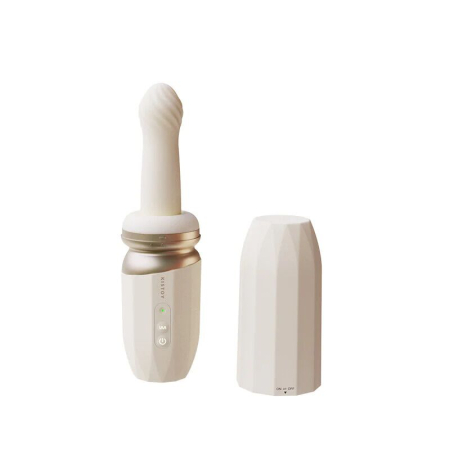 Міні секс-машина KISTOY Tutu на присосці, пульсація, вібрація, підігрів - фото №3