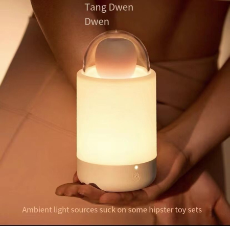 Вакуумний стимулятор з вібрацією «цукерка на паличці» KISTOY Bling Pop, зарядний кейс-нічник - фото №5