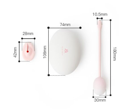 Тренажер Кегеля KISTOY Choco Pop, сенсор стискання, для тренувань та задоволення - фото №3