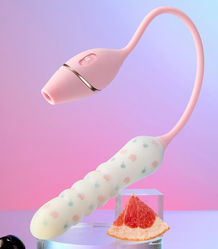 Пульсатор з вакуумним стимулятором KISTOY Cathy Plus на гнучкій зчіпці - фото №4