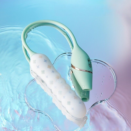 Пульсатор з вакуумним стимулятором KISTOY Cathy Pro на гнучкій зчіпці, під’єднання до смартфона - фото №2