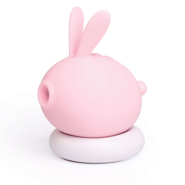 Вакуумний кліторальний стимулятор з вібрацією KISTOY Too Simple Pink - фото