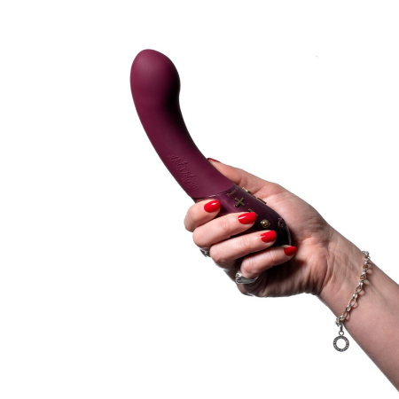 Вібратор для точки G Hot Octopuss KURVE, Treble and Bass Technology, 2 мотори, м’який кінчик - фото №6