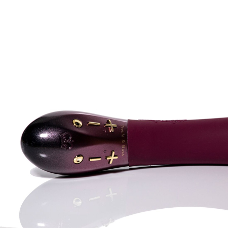 Вібратор для точки G Hot Octopuss KURVE, Treble and Bass Technology, 2 мотори, м’який кінчик - фото №3