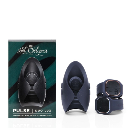 Іграшка для пар Hot Octopuss PULSE DUO LUX, пульсація+вібрація, використання без рук, 2 пульти - фото №11