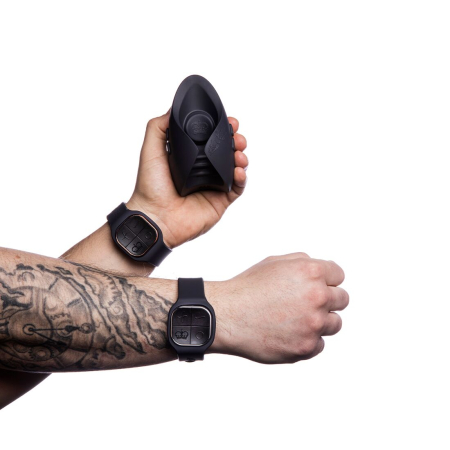 Іграшка для пар Hot Octopuss PULSE DUO LUX, пульсація+вібрація, використання без рук, 2 пульти - фото №3