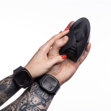 Іграшка для пар Hot Octopuss PULSE DUO LUX, пульсація+вібрація, використання без рук, 2 пульти - фото №4