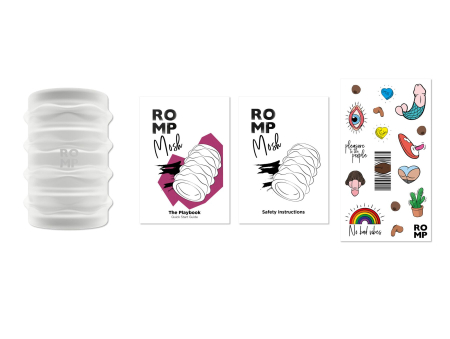 М’який мастурбатор Romp Mosh Transparent, двосторонній, наскрізний, для пар та мінету - фото №5