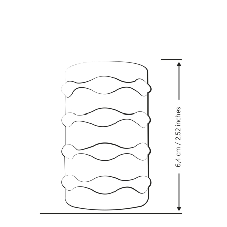 М’який мастурбатор Romp Mosh Transparent, двосторонній, наскрізний, для пар та мінету - фото №4