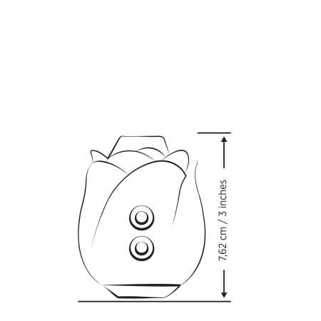 Шикарний вакуумний кліторальний стимулятор Romp Rose Pink, у вигляді троянди №3