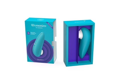 Вакуумний кліторальний стимулятор Womanizer Starlet 3 TURQUOISE - фото №5