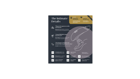 Вакуумний кліторальний стимулятор Womanizer Premium 2 - Black, функції Autopilot та Smart Silence - фото №9