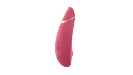 Вакуумний кліторальний стимулятор Womanizer Premium 2 - Raspberry, функції Autopilot та Smart Silenc №4