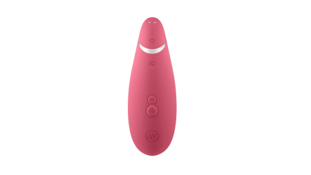 Вакуумний кліторальний стимулятор Womanizer Premium 2 - Raspberry, функції Autopilot та Smart Silenc №5
