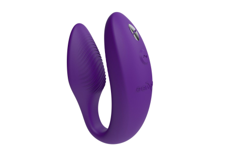 Смарт-вібратор для пар We-Vibe Sync 2 Purple, 10 віброрежимів, пульт ДК - фото №5