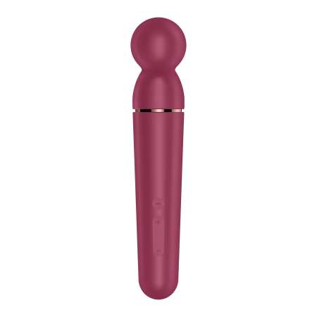 Вібромасажер Satisfyer Planet Wand-er Berry/Rosegold, дуже потужний, бездротовий - фото №5