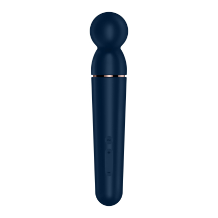 Вібромасажер Satisfyer Planet Wand-er Blue/Rosegold, дуже потужний, бездротовий - фото №5