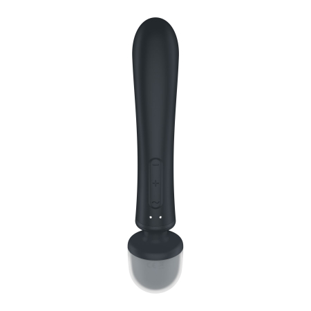 Вібратор-кролик з вібромасажером Satisfyer Triple Lover Grey, 3 мотори - фото №3