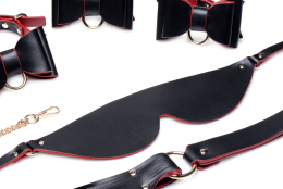Набір БДСМ з дорожньою сумкою Master Series: Bow — Luxury BDSM Set With Travel Bag, 11 предметів - - фото №5