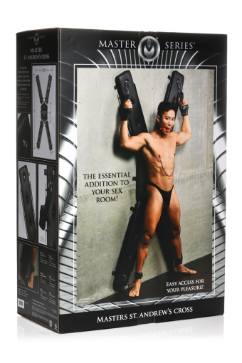 Андріївський хрест Master Series: St. Andrew's Cross, кріпиться на стіну - фото №7