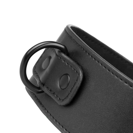 Наручники з нашийником Bedroom Fantasies: Collar & Wrist Cuffs, чорні - фото №5