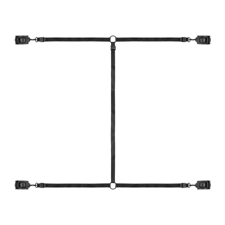 Фіксатор на ліжко з наручниками та поножами Bedroom Fantasies: Under the bed Restraint Bondage Set - фото №2