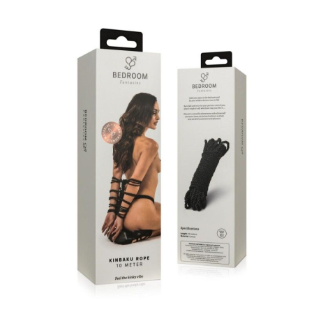 Мотузка для Кінбаку Bedroom Fantasies: Kinbaku Bondage Rope Cotton — 10 метрів, бавовна - фото №7