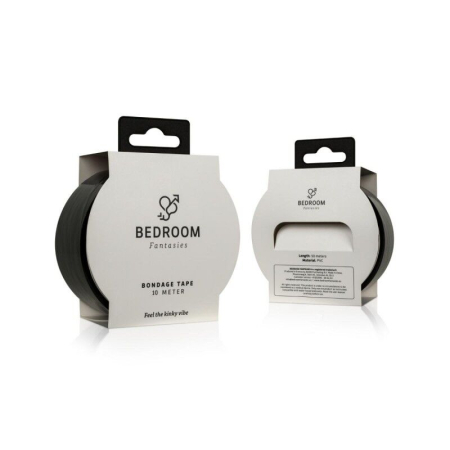 Скотч для бондажу Bedroom Fantasies: Bondage Tape 10 m, чорний - фото №6