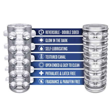 Мастурбатор Rize by Blush - Swich Glow in the Dark Masturbator - Clear - фото №2