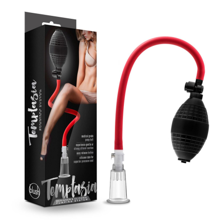 Вакуумна помпа для клітора Temptasia by Blush - Beginner's Clitoral Pumping System - Black №8