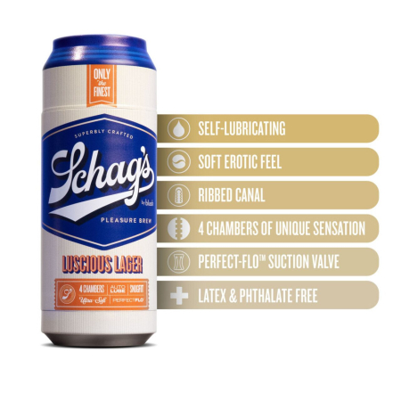 Мастурбатор Schag’s by Blush - Luscious Lager Masturbator - Frosted - фото №3