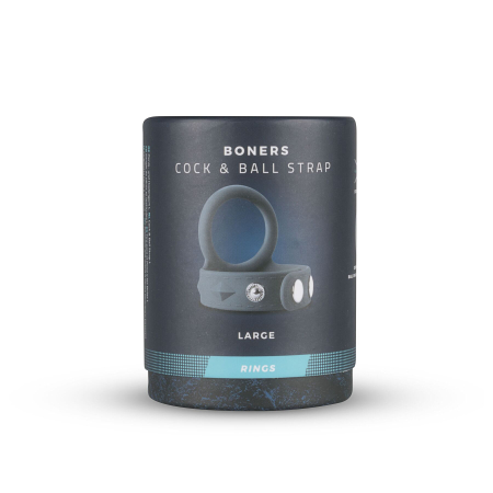 Ерекційне кільце Boners Cock & Ball Strap L - фото №2