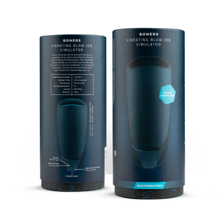 Мастурбатор Boners Vibrating Blow Job Simulator - фото №8