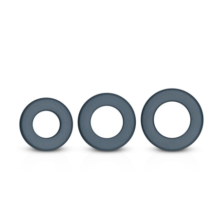 Набір ерекційних кілець Boners 3-Piece Hefty Cock Ring Set - фото №4