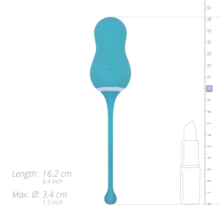 Віброяйце Cala Azul - Elena Vibrating Egg With Remote Control - фото №7