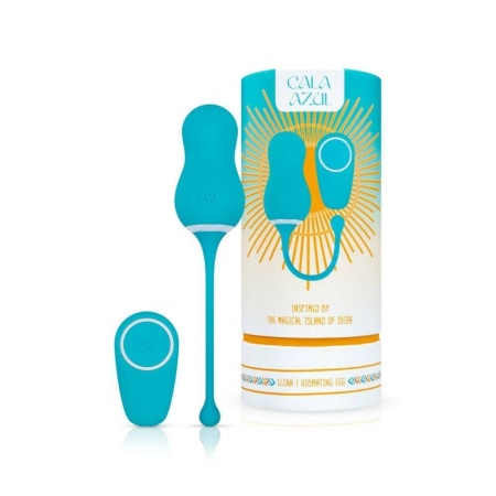 Віброяйце Cala Azul - Elena Vibrating Egg With Remote Control - фото №9