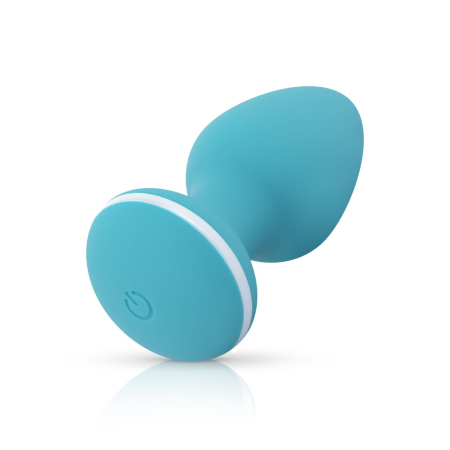 Анальна вібропробка Cala Azul - Blanca Vibrating anal plug - фото №3