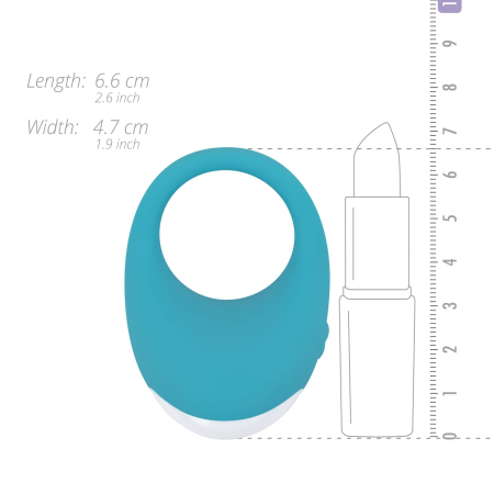 Ерекційне кільце Cala Azul - Jose Vibrating Cockring - фото №6