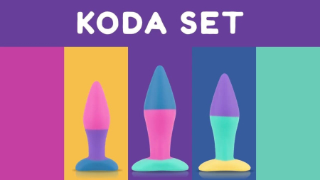 Набір анальних пробок PMV20 Koda – Butt Plug Set, діаметр 2,9 см, 3,9 см, 5 см - фото №6