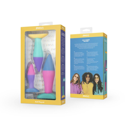 Набір анальних пробок PMV20 Koda – Butt Plug Set, діаметр 2,9 см, 3,9 см, 5 см - фото №5