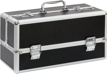 Великий кейс для зберігання секс-іграшок BMS Factory Large Lokable Vibrator Case Black, кодовий замо - фото