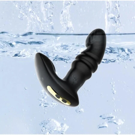 Смарт вібратор-пульсатор Fun Town Jive Black, імітація фрикцій - фото №4