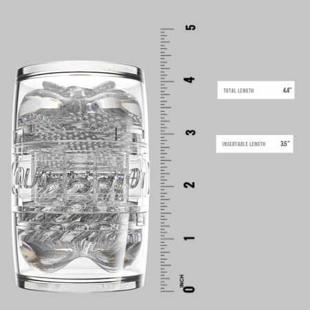 Мастурбатор Fleshlight Quickshot Mia Malkova, зі зліпком попки та вагіни, компактний, для пар та мін - фото №9