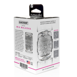 Мастурбатор Fleshlight Quickshot Mia Malkova, зі зліпком попки та вагіни, компактний, для пар та мін - - фото №8