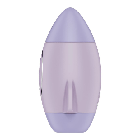 Вакуумний стимулятор з вібрацією Satisfyer Mission Control Violet, 2 незалежні мотори - фото №3