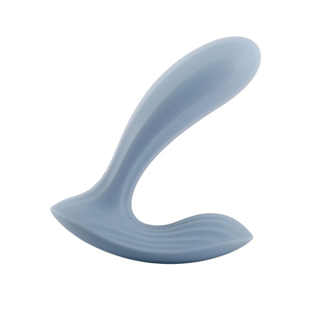 Смарт-вібратор в трусики Svakom Erica Dusty Blue, дуже гнучкий, 2 мотори - фото