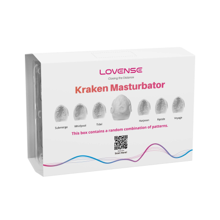 Набір мастурбаторів-яєць Lovense Kraken masturbator egg box, 6 штук, різна текстура - фото