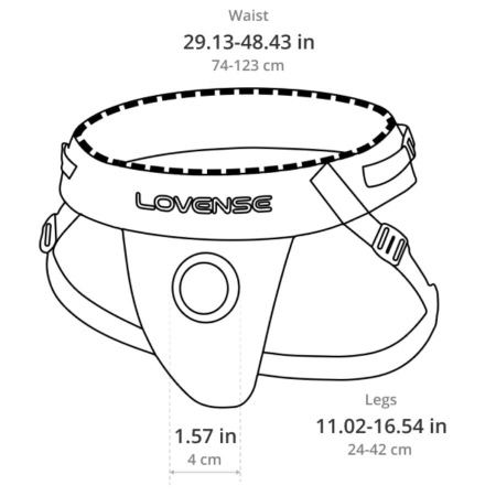 Трусики для страпона Lovense Strapless Harness, для Lovense Lapis strap-on та інших моделей №3