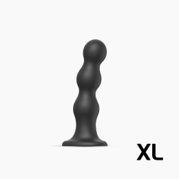 Насадка для страпона Strap-On-Me Dildo Plug Balls Black XL - фото